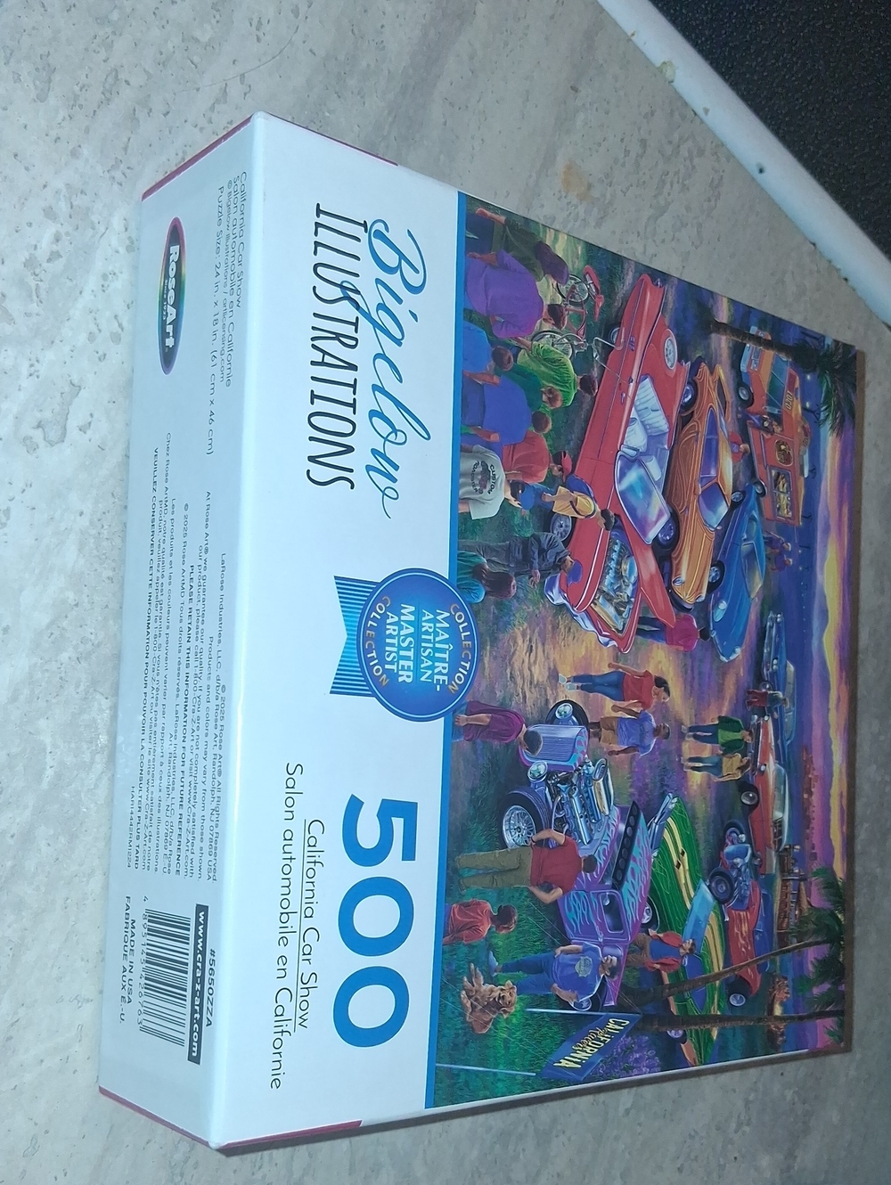 Bigelow California Car Show 500-Piece Puzzle